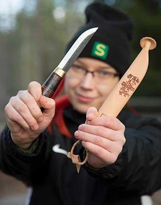 Sonja Kokko ja puukko