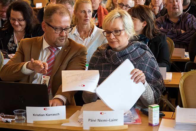 Kristian Karrasch ja Päivi Niemi-Laine