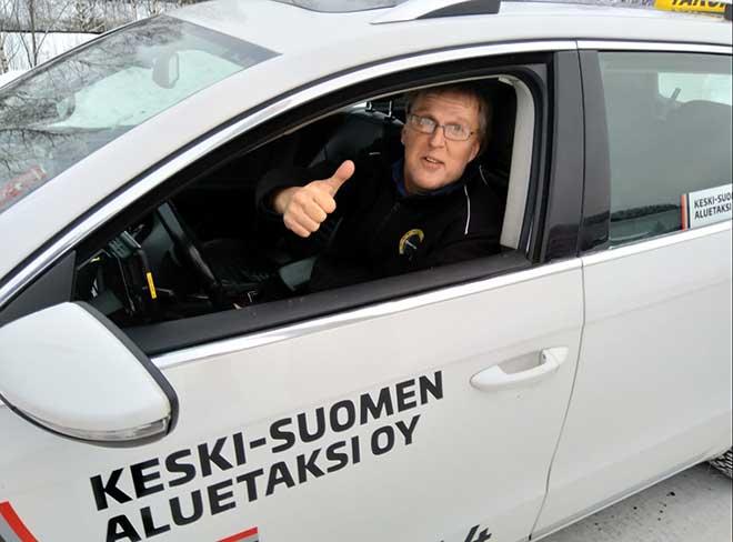 Markku Kolari taksissa