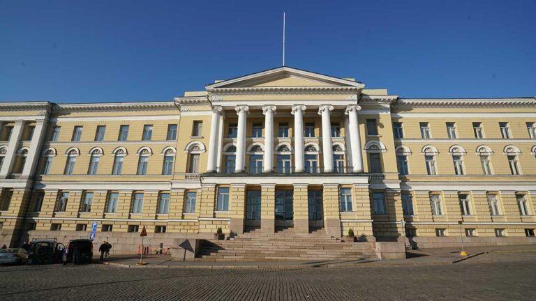 Helsingfors universitets huvudbyggnad.