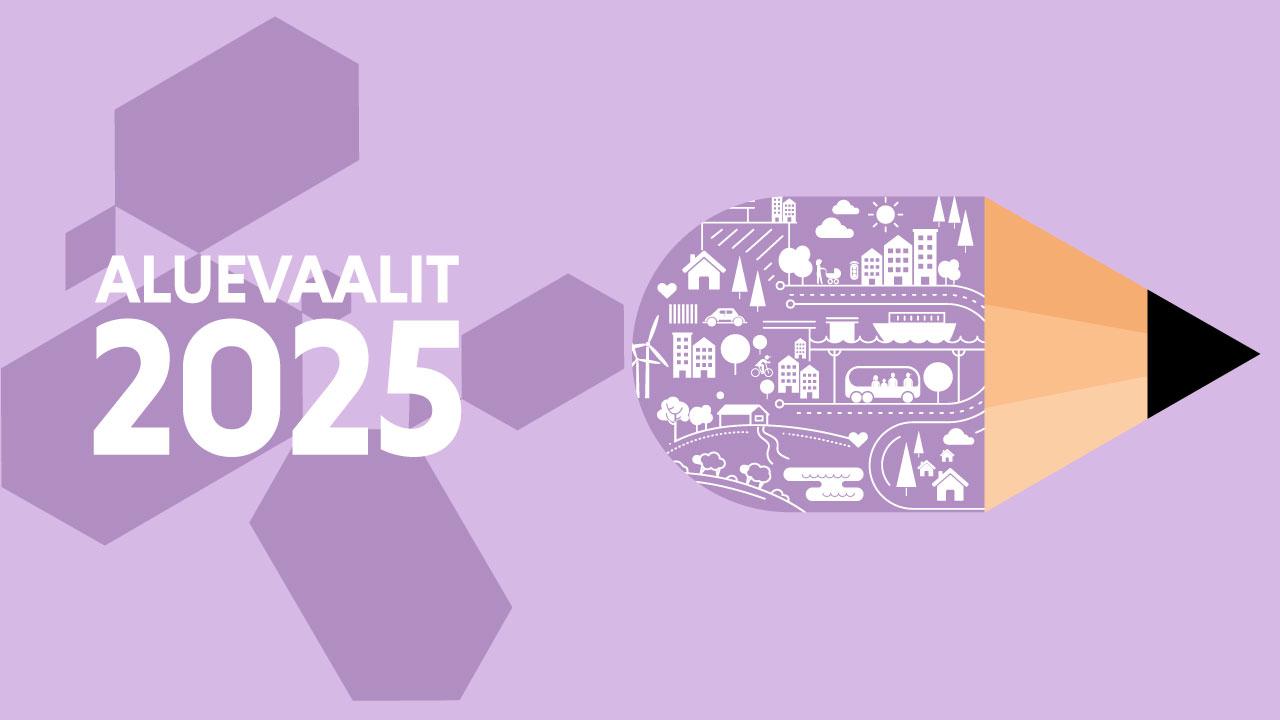 Aluevaalit 2025 -teksti