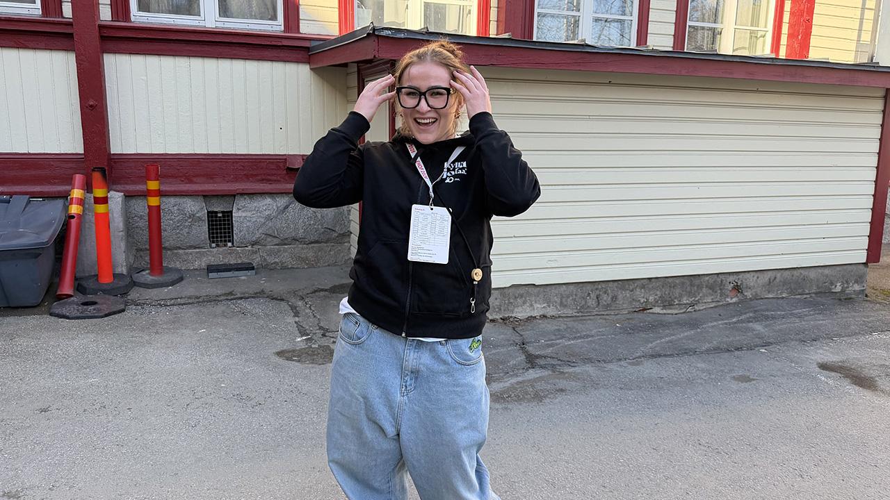 Kuopiolainen Edith Muli, 23 ulkona.