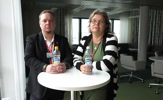 Jani-Pekka Leino ja Laura Häggblom